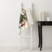 Grinch Christmas Tree Sherpa Deken (In situ)