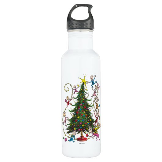 Grinch Christmas Tree Waterfles (Voorkant)