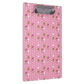 Grinch & Cindy-Lou Roze Hart Patroon Klembord (Rechts)
