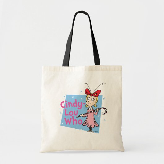 Grinch | Cindy-Lou Wie - Suikerstok Tote Bag (Voorkant)