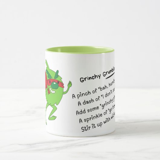 Grinch Coffee Mok (Midden)