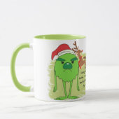 Grinch Coffee Mok - Een kant van Sass (Links)