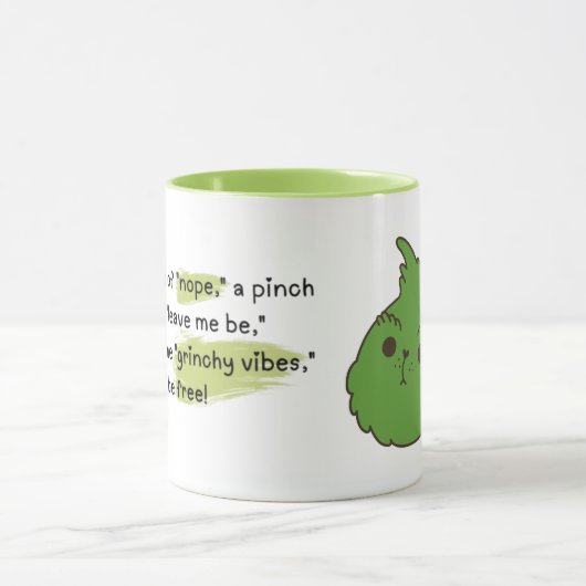 Grinch Coffee Mok - Mischief in elke slok (Midden)