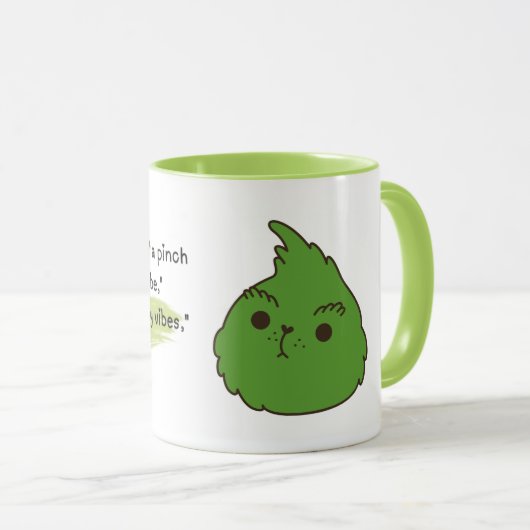 Grinch Coffee Mok - Mischief in elke slok (Voorkant rechts)