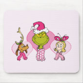 Grinch Crew in Pink Valentine's Portrait Muismat (Voorkant)