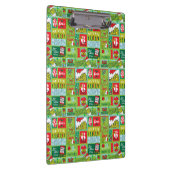 Grinch Days of Grinchmas Pattern Klembord (Rechts)