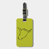 Grinch | De Gemene Machine T-Shirt Bagagelabel (Voorkant verticaal)
