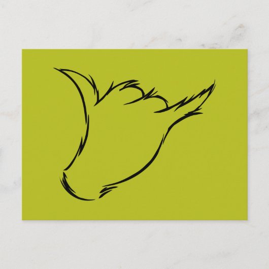 Grinch | De Gemene Machine T-Shirt Briefkaart (Voorkant)