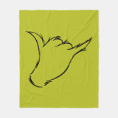 Grinch | De Gemene Machine T-Shirt Fleece Deken (Voorkant)