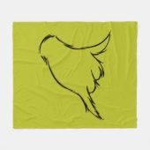 Grinch | De Gemene Machine T-Shirt Fleece Deken (Voorkant (Horizontaal))