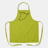 Grinch | De Gemene Machine T-Shirt Schort (Voorkant)