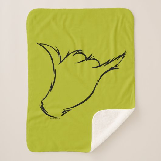 Grinch | De Gemene Machine T-Shirt Sherpa Deken (Voorkant)