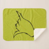Grinch | De Gemene Machine T-Shirt Sherpa Deken (Voorkant (horizontaal))