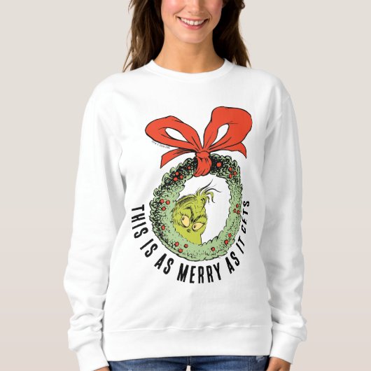 Grinch | Dit Is Zo Blij Als Het Maar Kan Trui (Voorkant)