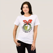 Grinch | Dit is zo vrolijk als het wordt Tri-Blend Shirt (Voorkant volledig)