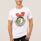 Grinch | Dit is zo vrolijk als het wordt Tri-Blend Shirt (Voorkant)