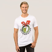 Grinch | Dit is zo vrolijk als het wordt Tri-Blend Shirt (Voorkant volledig)