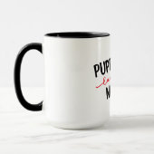 Grinch en Max | Puppies houden van me Mok (Links)