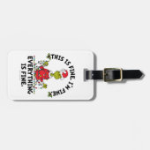 Grinch | Everything is Fine Bagagelabel (Voorkant horizontaal)