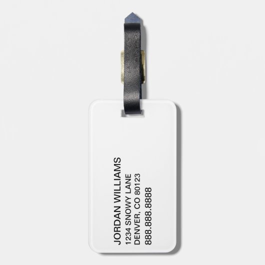 Grinch | Everything is Fine Bagagelabel (Achterkant verticaal)