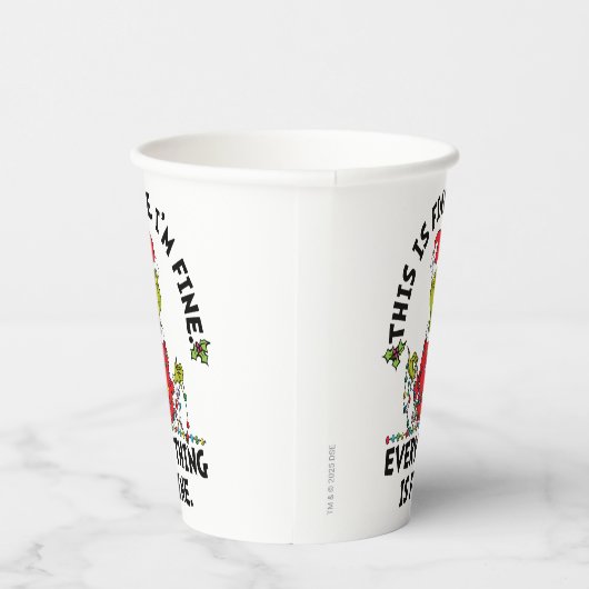 Grinch | Everything is Fine Papieren Bekers (Rechts)