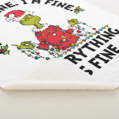 Grinch | Everything is Fine Sherpa Deken (3/4)