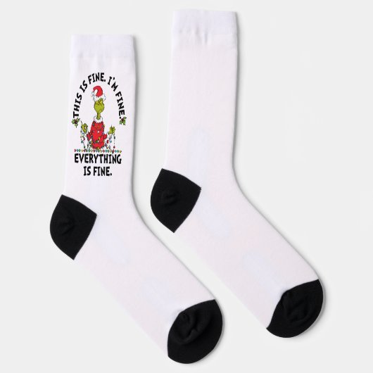 Grinch | Everything is Fine Sokken (Rechts)