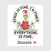 Grinch | Everything is Fine Sticker (Vel)