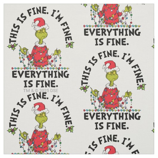 Grinch | Everything is Fine Stof (Swatch)