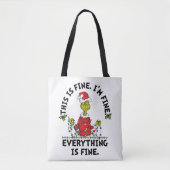 Grinch | Everything is Fine Tote Bag (Voorkant)
