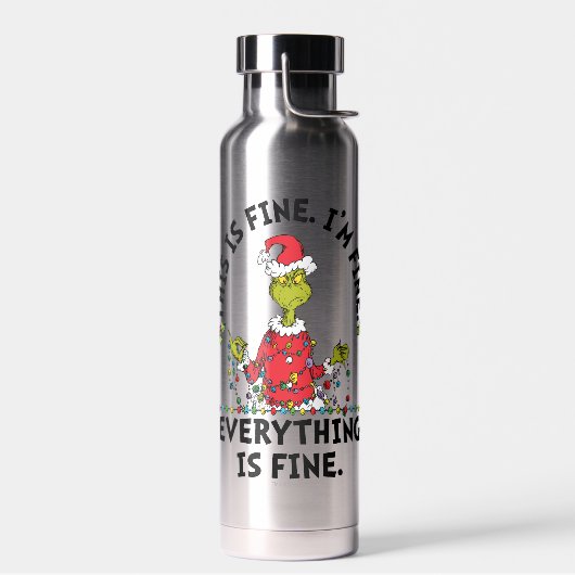 Grinch | Everything is Fine Waterfles (Links)