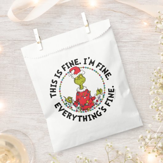 Grinch | Everything's Fine Bedankzakje (Geknipt)