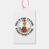 Grinch | Everything's Fine Cadeaulabel (Voorkant)