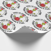 Grinch | Everything's Fine Cadeaupapier (Hoek)