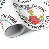 Grinch | Everything's Fine Cadeaupapier (Rol Hoek)