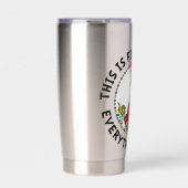 Grinch | Everything's Fine Geïsoleerde Drinkbeker (Voorkant)