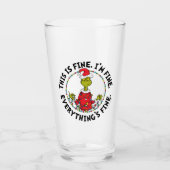 Grinch | Everything's Fine Glas (Voorkant)