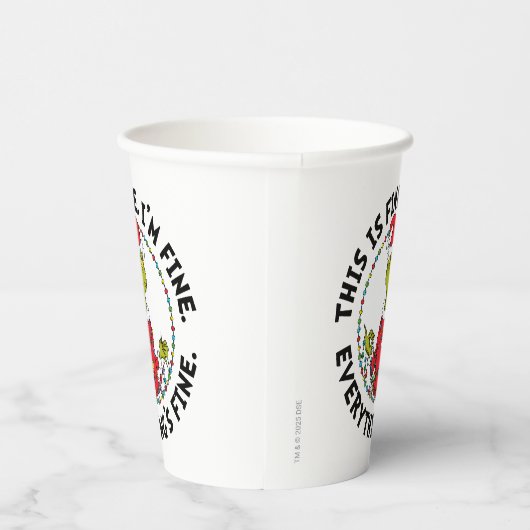 Grinch | Everything's Fine Papieren Bekers (Rechts)