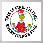 Grinch | Everything's Fine Poster (Voorkant)
