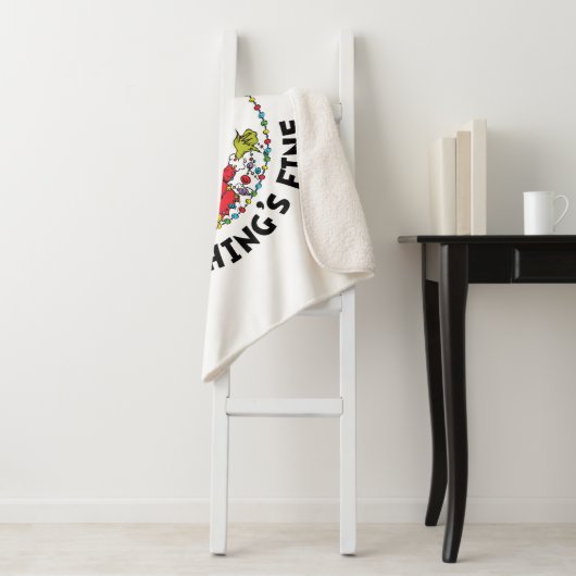 Grinch | Everything's Fine Sherpa Deken (In situ)