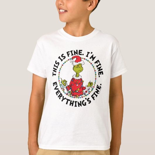 Grinch | Everything's Fine T-shirt (Voorkant)
