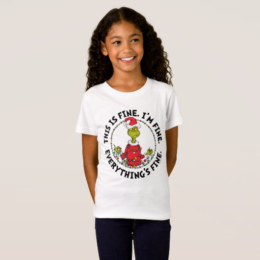 Grinch | Everything's Fine T-shirt (Voorkant volledig)