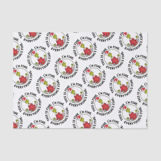 Grinch | Everything's Fine Tissuepapier (Voorkant)