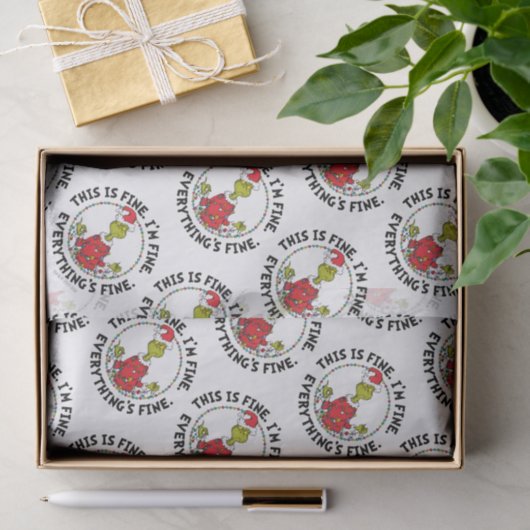 Grinch | Everything's Fine Tissuepapier (Geschenk)