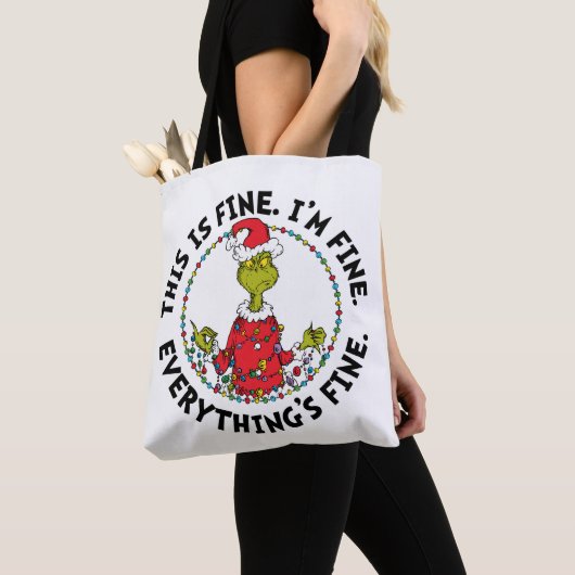 Grinch | Everything's Fine Tote Bag (Dichtbij)