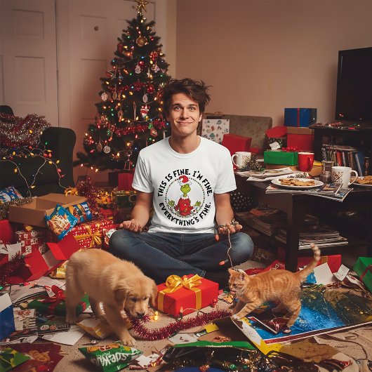 Grinch | Everything's Fine Tri-Blend Shirt