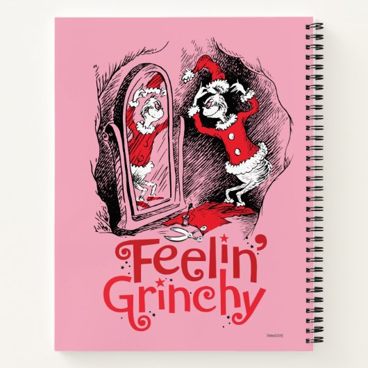 Grinch | Feeling Grinchy Notitieboek (Achterkant)