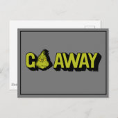 Grinch | Ga weg Briefkaart (Voorkant / Achterkant)
