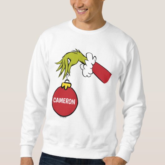 Grinch | Gepersonaliseerde naam Trui (Voorkant)
