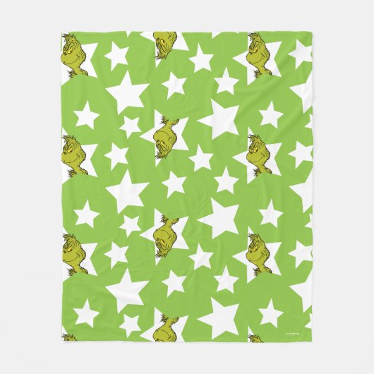 Grinch gluurde sterpatroon fleece deken (Voorkant)